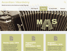 Tablet Screenshot of accordion.zuspoprad.sk